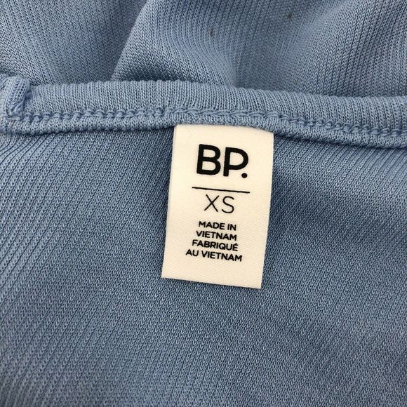 BP Women Top XS Blue Double V-Neck Tank Modal Blend Casual - Picture 5 of 6